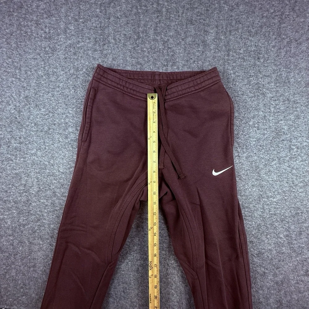 Vintage Nike Sweatpants Youth Small Burgundy Jogger Swoosh Athletic 90s‎ Sport